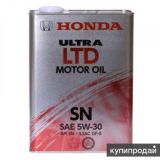 Оригинальное моторное масло Honda 5w30 полусинтетическое 4 л.