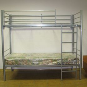 Одноярусные кровати металлические заказать для строителей