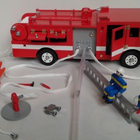 Деревянная пожарная машина AMERICAN LaFRANCE