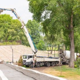 Услуги автобетононасоса
